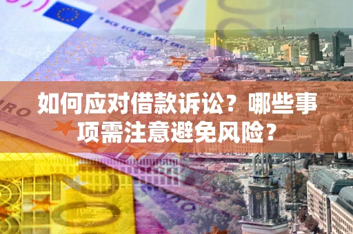 北京如何应对借款诉讼？哪些事项需注意避免风险？