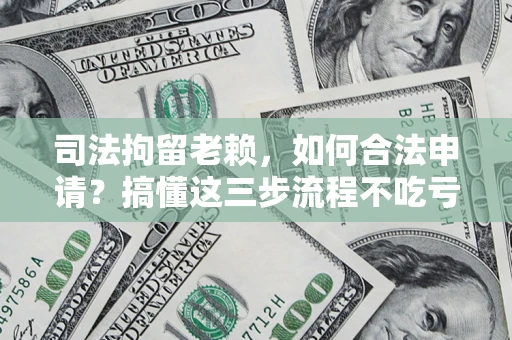 北京司法拘留老赖，如何合法申请？搞懂这三步流程不吃亏！
