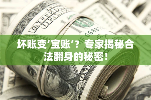北京坏账变‘宝账’？专家揭秘合法翻身的秘密！