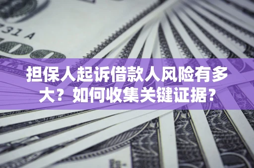 北京担保人起诉借款人风险有多大？如何收集关键证据？
