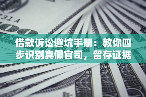 北京借款诉讼避坑手册：教你四步识别真假官司，留存证据不踩雷