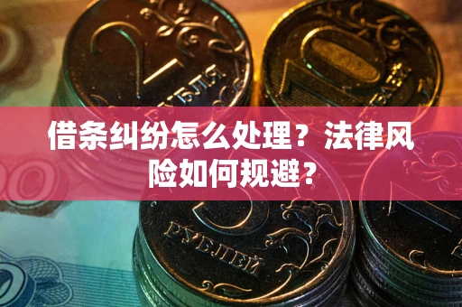 北京借条纠纷怎么处理？法律风险如何规避？