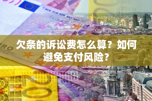 北京欠条的诉讼费怎么算？如何避免支付风险？